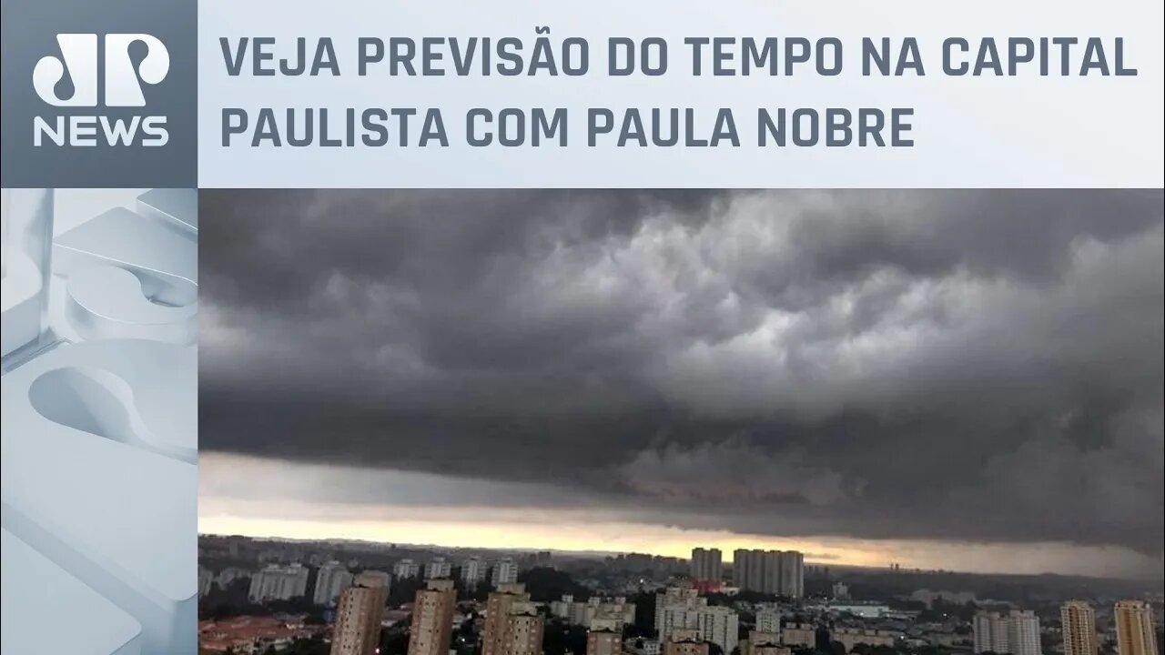 Semana começa quente e com chuva em São Paulo