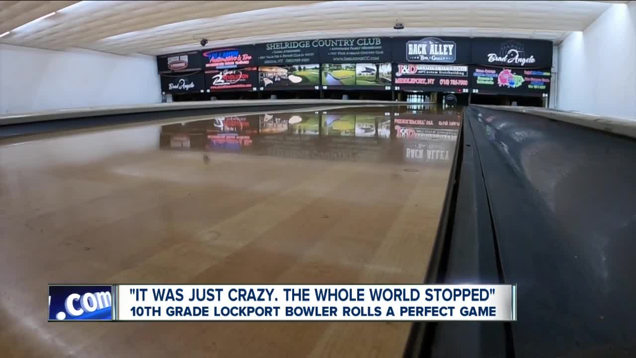 Lockport 10th grader bowls perfect game