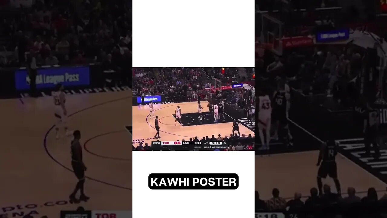 Kawhi POSTERIZES His Former Team