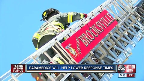 Brooksville Fire training six paramedics to help improve their response times