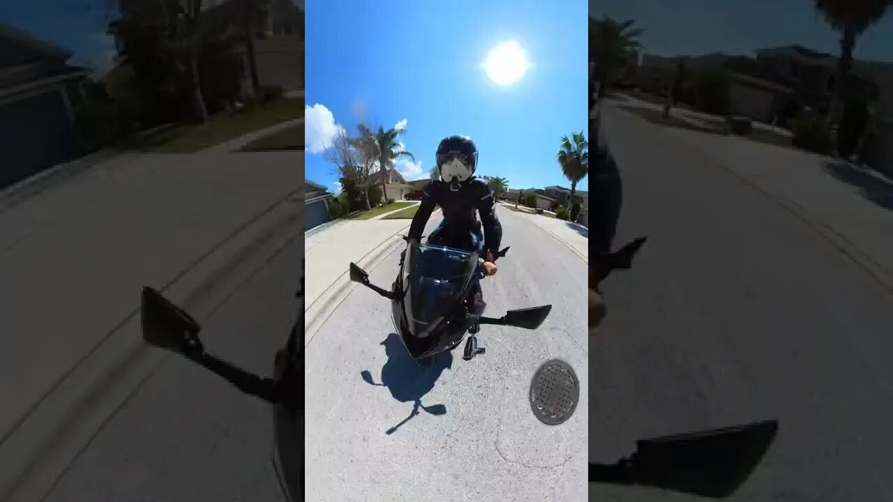 Taking the ZX-6R out for a ride 🥰