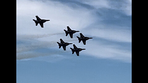 Blue Angel Jets at Cherry Festival in Traverse City