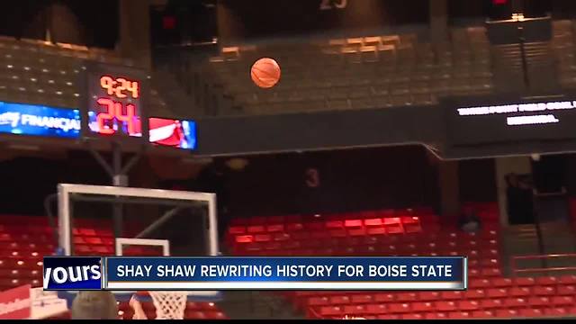 Shay Shaw rewriting history for Boise State