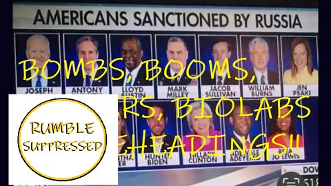 MARCH MADNESS- BOMBS, BOOMS, BIOLABS AND BEHEADINGS!