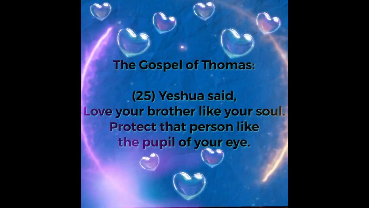 The Gospel of Thomas: (25)