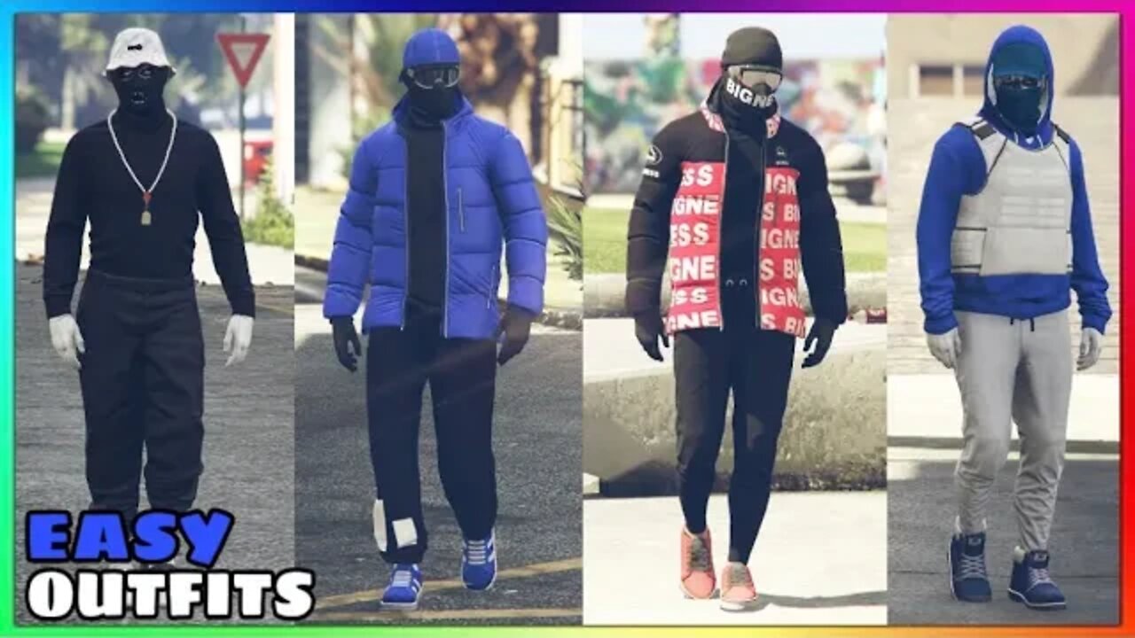 4 Easy Male Outfits To Make 12 GTA Online