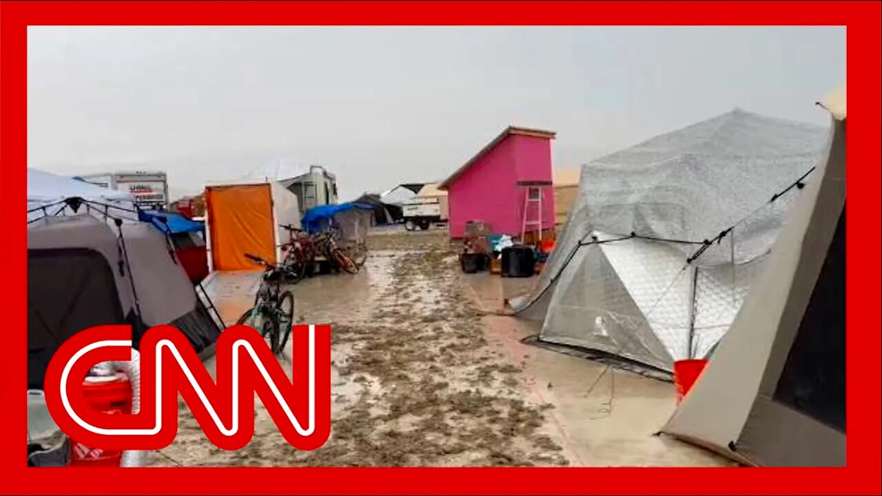 Thousands of people are stranded at Burning Man after heavy rains