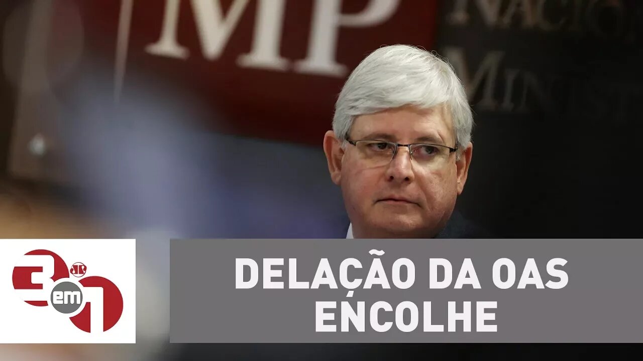 Delação da OAS encolhe antes do fim do mandato de Rodrigo Janot na PGR