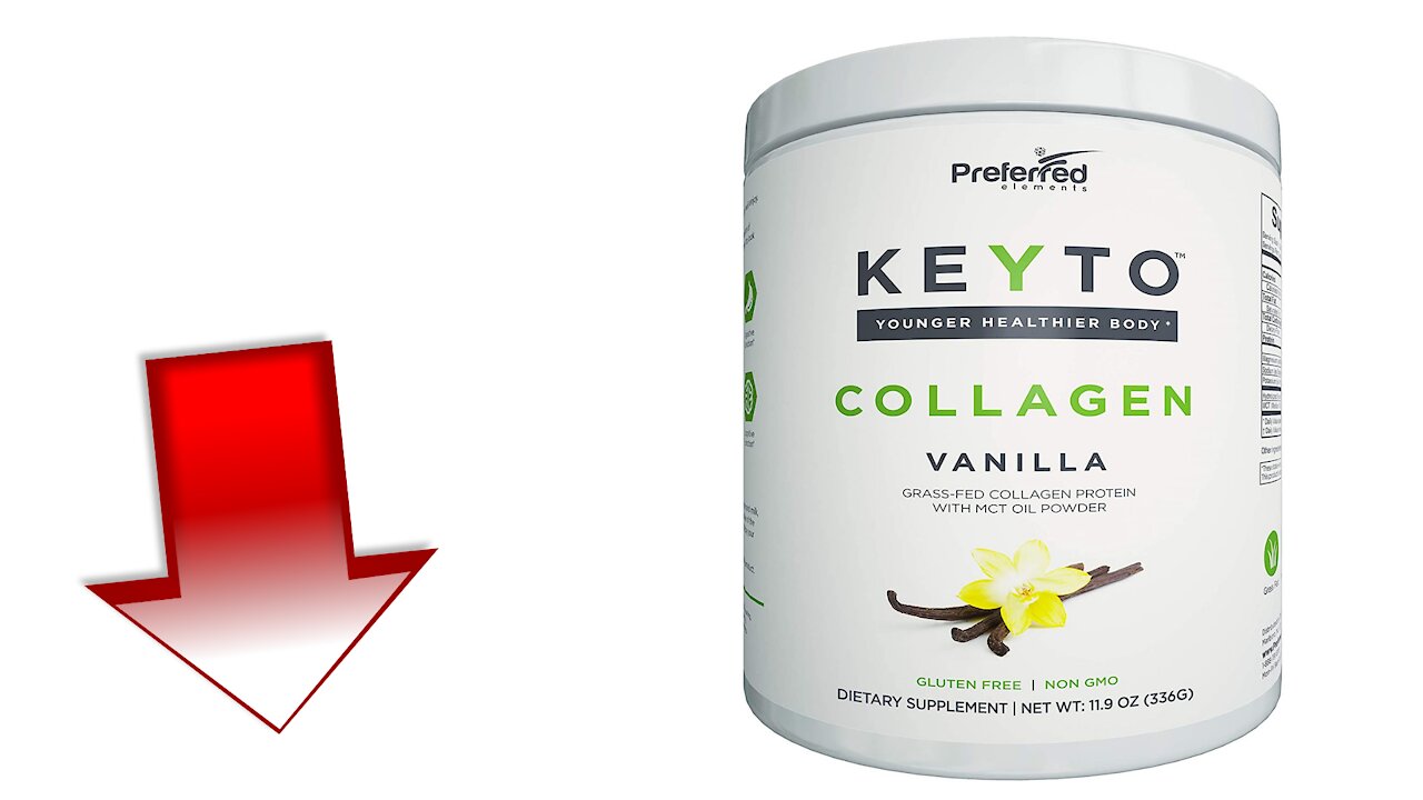 Keto Collagen Protein Powder with MCT Oil – Keto and Paleo Friendly Grass Fed