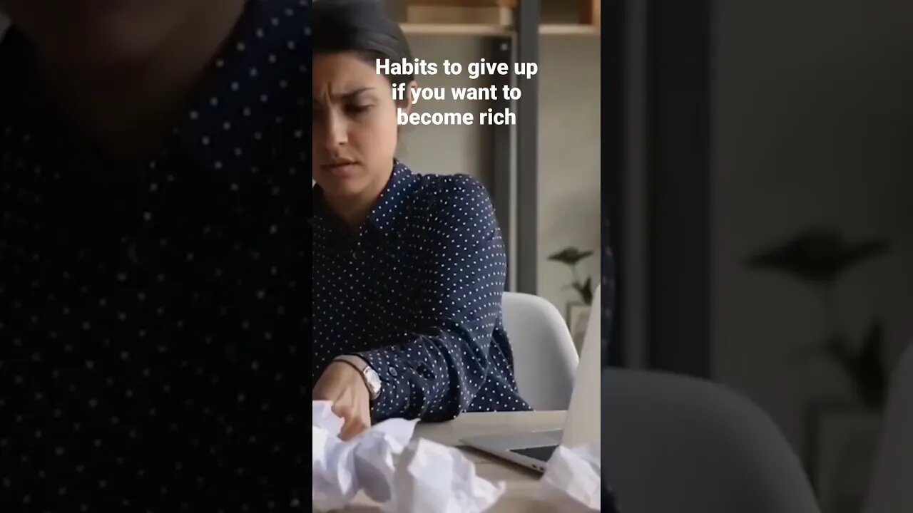 Habits to give up if you want to become rich. #selfimprovement #shorts #motivation #success #viral