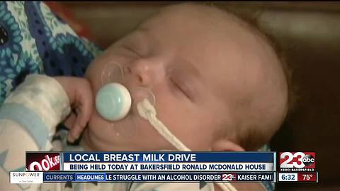 23ABC sponsors local breast milk drive at Ronald McDonald House in Bakersfield