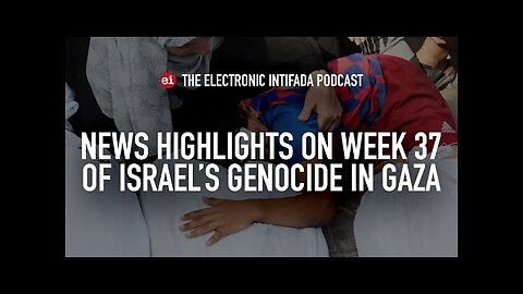 News highlights on week 37 of Israel's genocide in Gaza, with Nora Barrows-Friedman