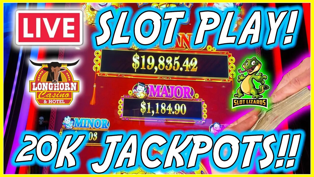 🔴 LET'S PLAY LIVE SLOT PLAY! J'S SOLO MASSIVE JACKPOTS! LET'S GO! AT THE LONGHORN!