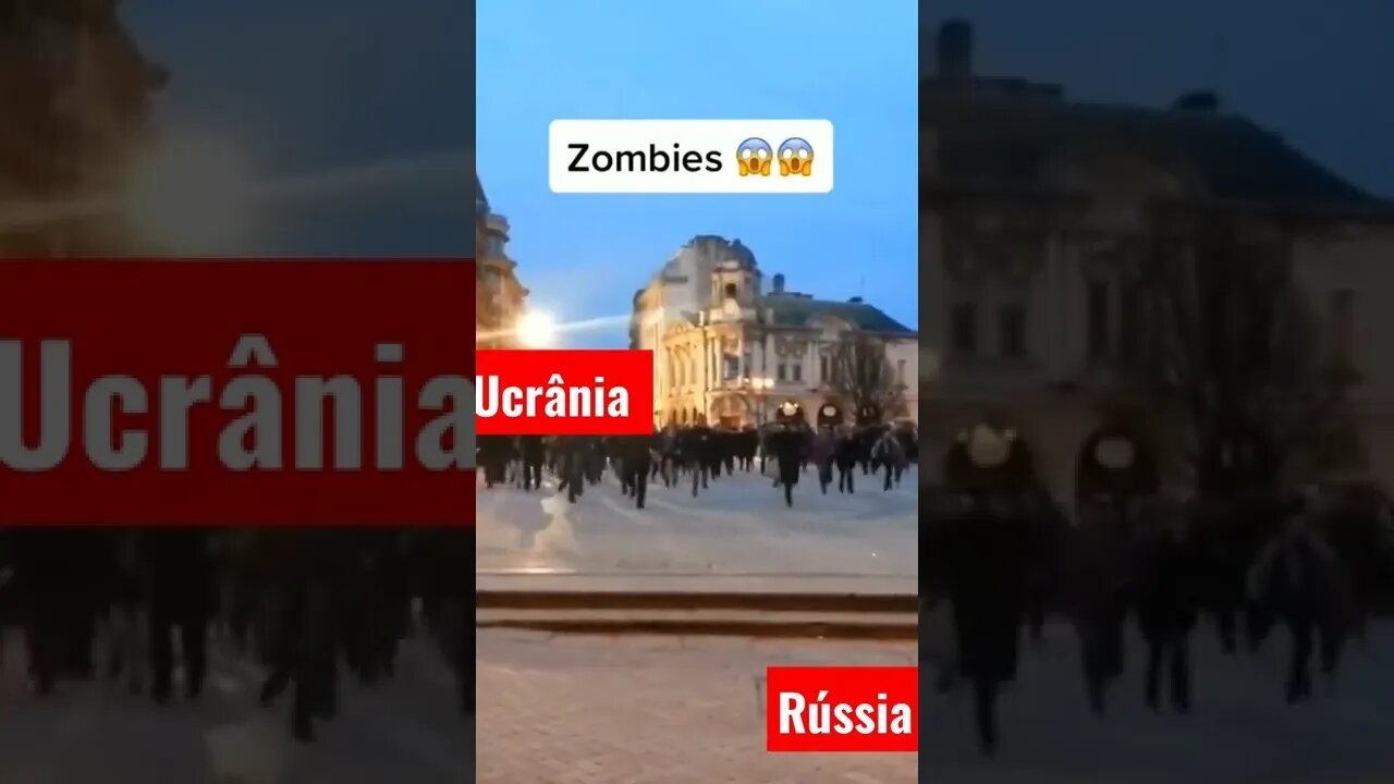 ucrânianos fugindo do ataque dos russos