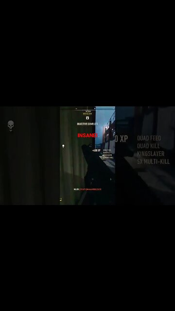 INSANE 5 ON MULTI-KILL ON MW2 SHIPMENT! #shorts