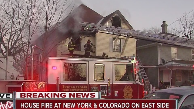 Fire damages two homes on Indy's east side