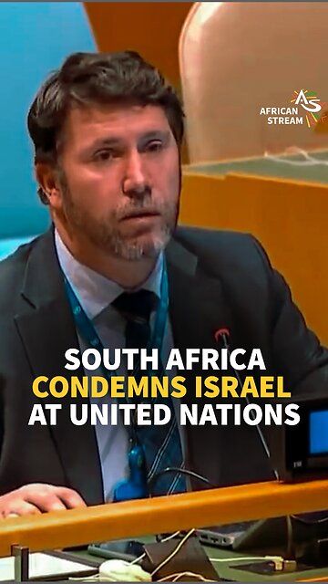 SOUTH AFRICA CONDEMNS ISRAEL AT U.N.