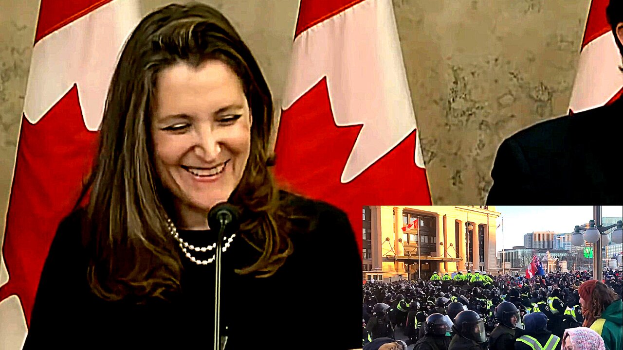 It Gives Me No Pleasure / Chrystia Freeland / Deputy Prime Minister