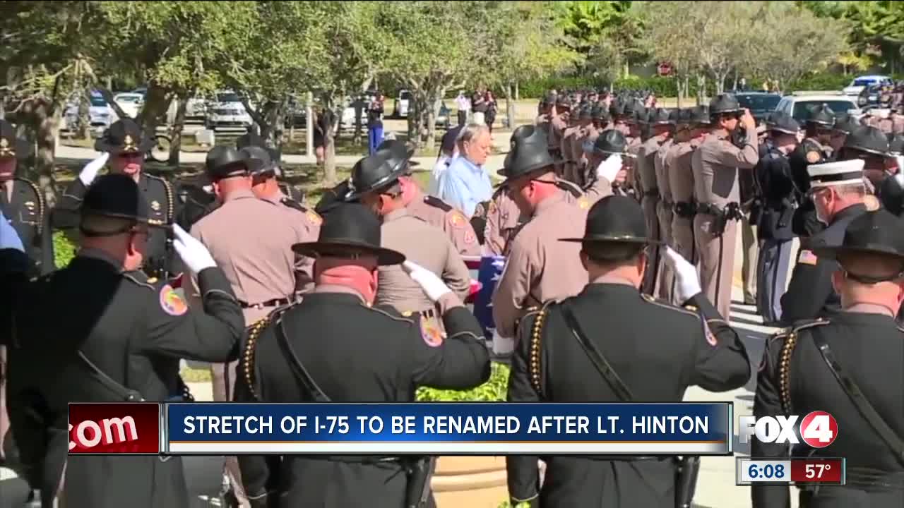 Section of I-75 in Fort Myers being dedicated to fallen FHP trooper Thursday