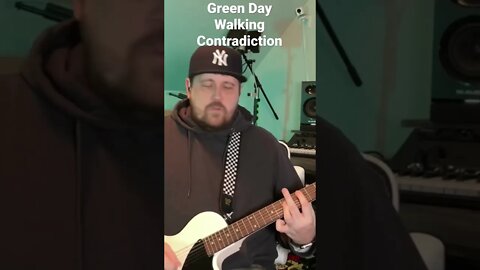 Green Day - Walking Contradiction Guitar Cover (Part 2) - Epiphone Billie Joe Armstrong Les Paul Jr