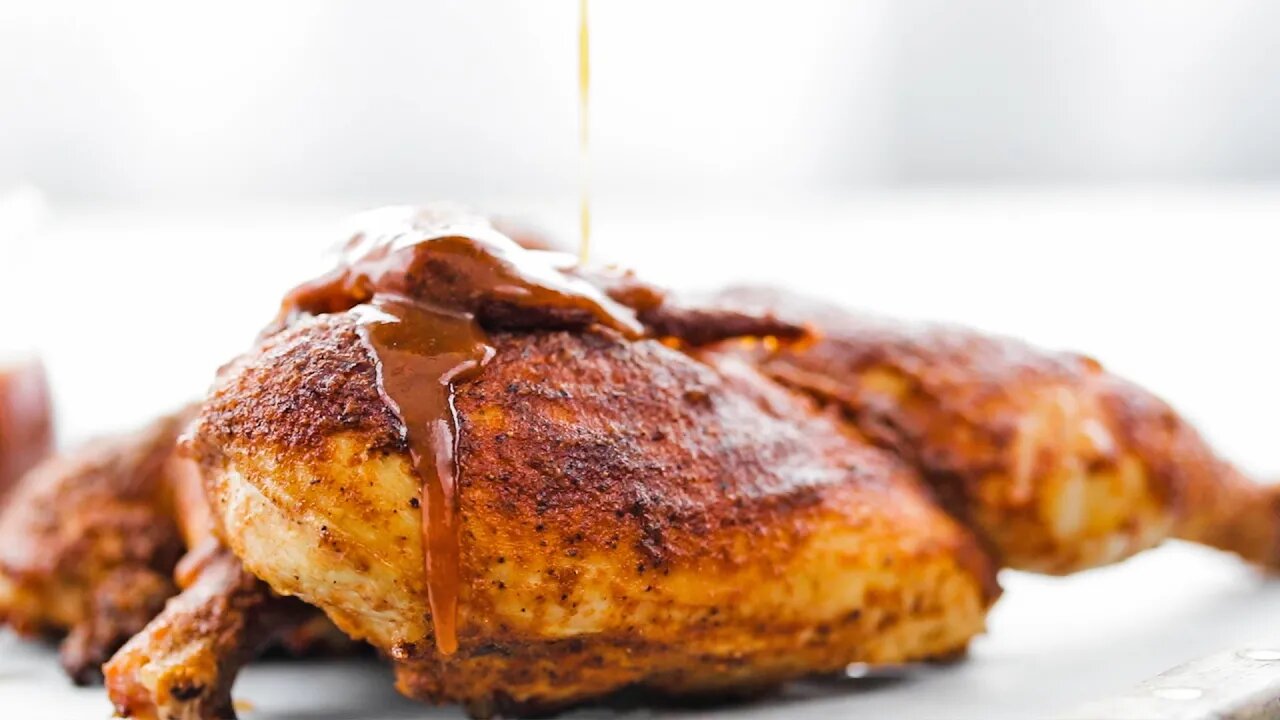 Apple Wood Smoked Chicken Recipe with Sweet BBQ Rub