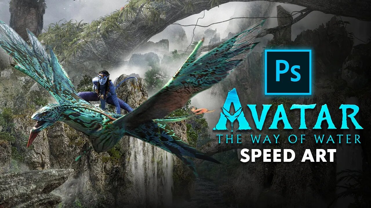 AVATAR 2: THE WAY OF WATER - Photo Manipulation Speed Art