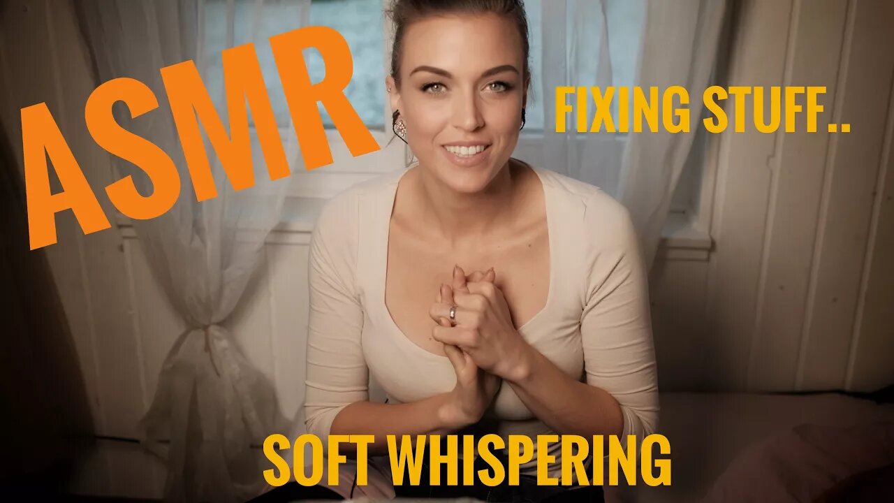 ASMR Gina Carla 👖 Soft Noises! Fixing Pants! Soft Whispering!