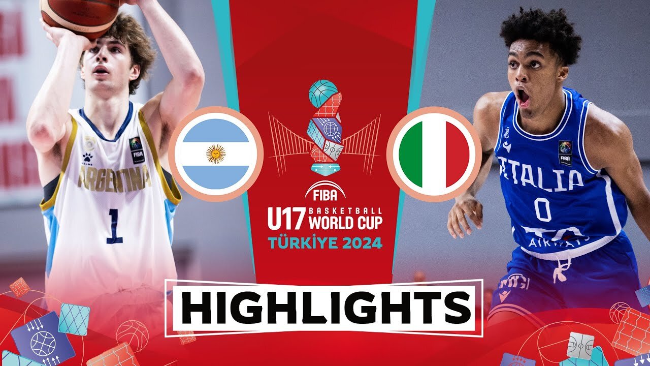 Argentina 🇦🇷 vs Italy 🇮🇹 - Highlights - FIBA U17 Basketball World Cup 2024