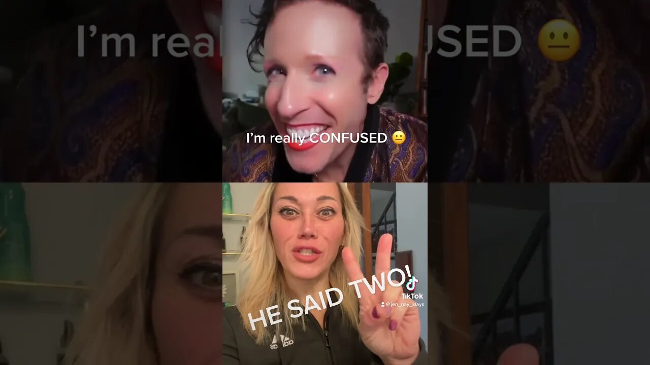 Non-binary admits there’s only 2 genders #shorts #tiktok #viral