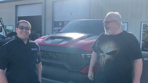 Tulsa Auto Wraps | White Glove Auto | Testimonial | Ram TRX Red