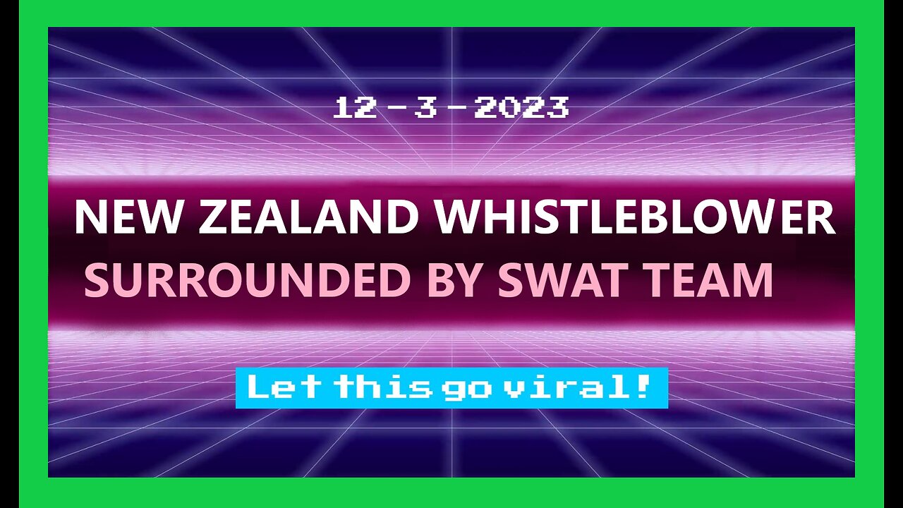 12-3-2023 WHISTLEBLOWERS HOUSE SURROUNDED BY SWAT TEAM