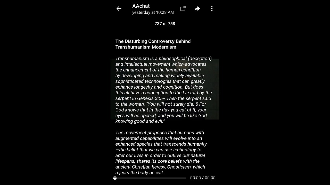 Documentary: Disturbing Details of Modern Transhumanism