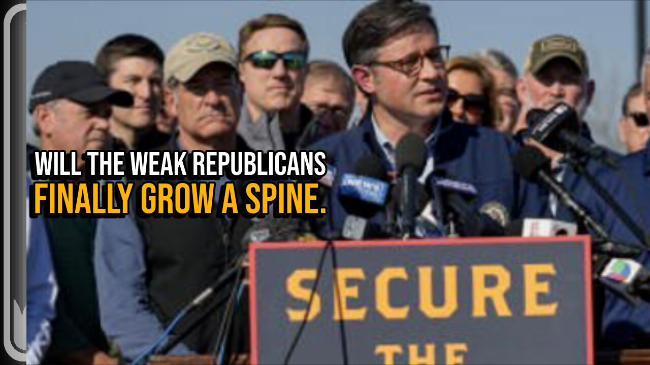 Will the weak Republicans finally stand up?