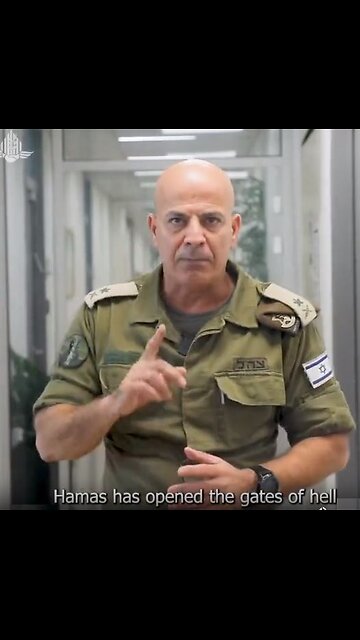 Hamas has opened the gates of hell into the Gaza Strip. Hamas will pay for its deeds.