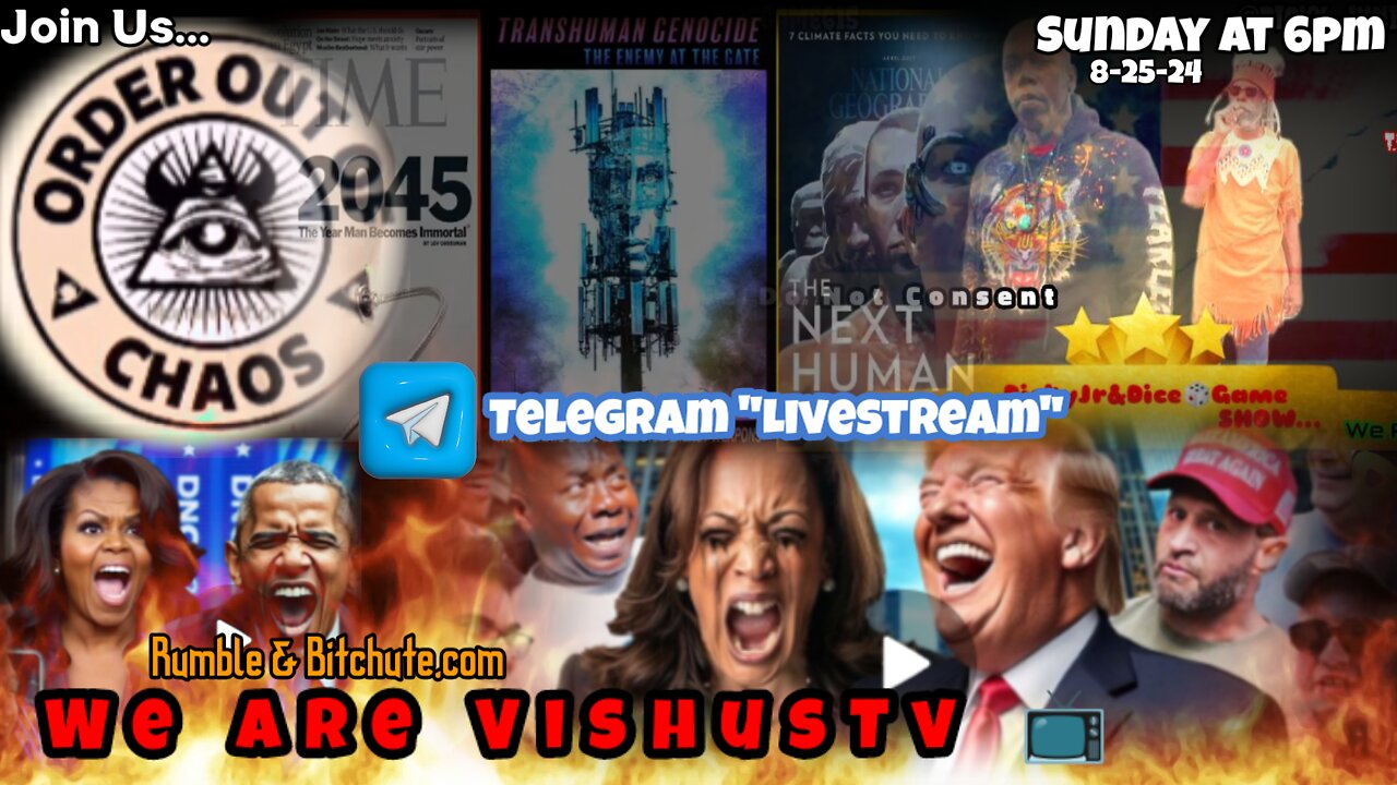 This Is All Order Out Of Chaos... Telegram "Livestream" Today At 6pm...