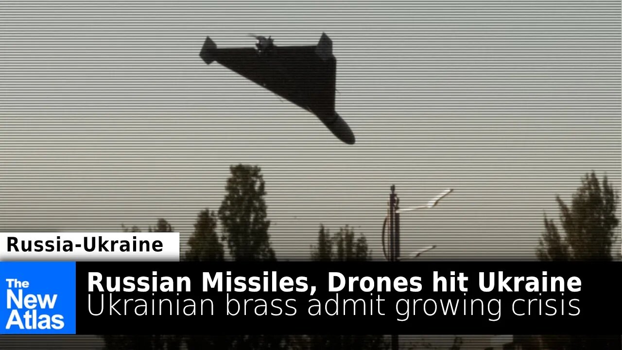 Russian Missile/Drone Strikes Ukraine's Power Grid - Ukraine's Top Brass Admits Resource Shortage