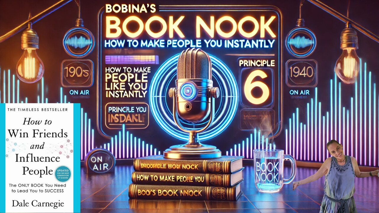 6. "HOW TO MAKE PEOPLE LIKE YOU INSTANTLY" -Dale Carnegie