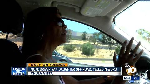 Mom: driver ran daughter off road, yelled n-word