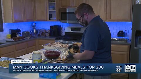 Valley man cooks Thanksgiving meals for 200