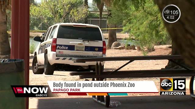 Police investigating after body found in Papago Park pond