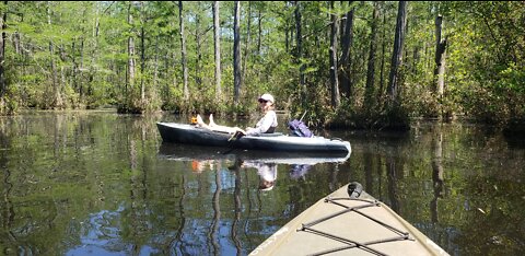 Kayaking around