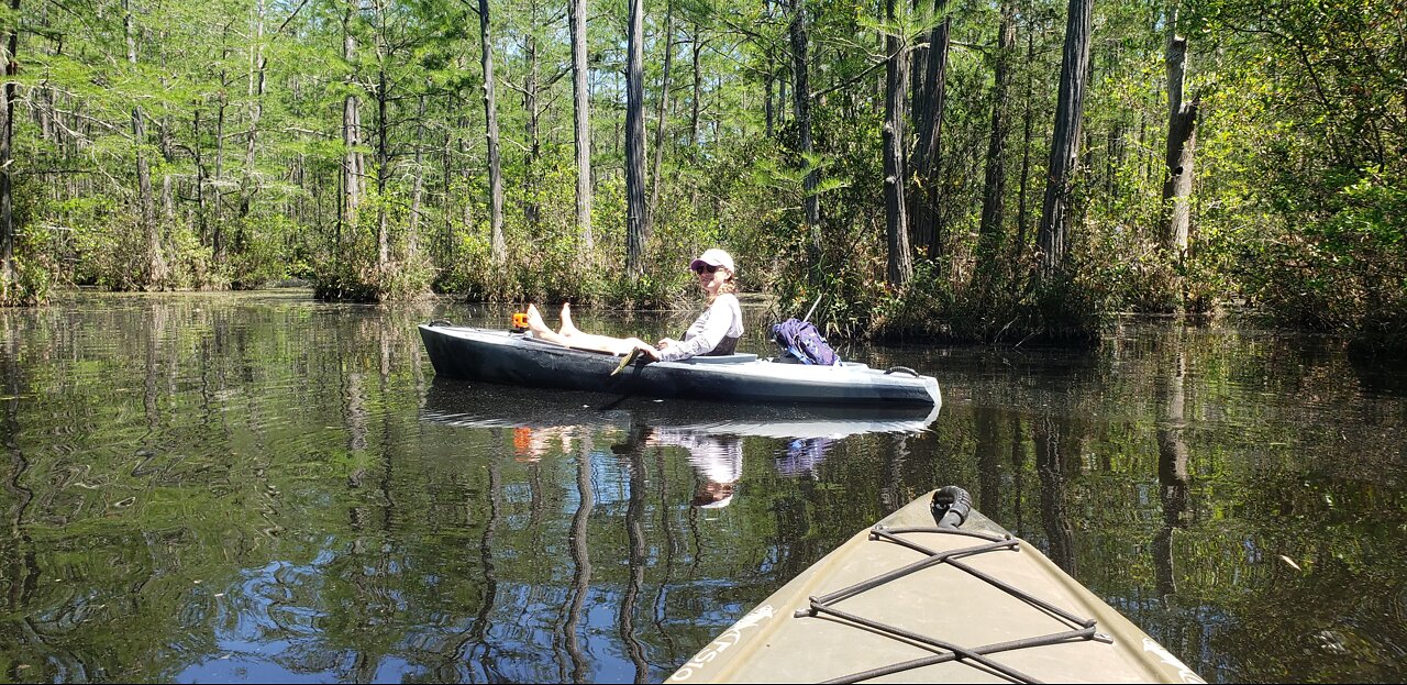 Kayaking around