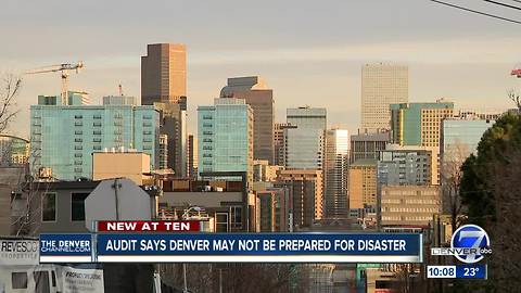 Denver might not be adequately prepared for a disaster, audit shows