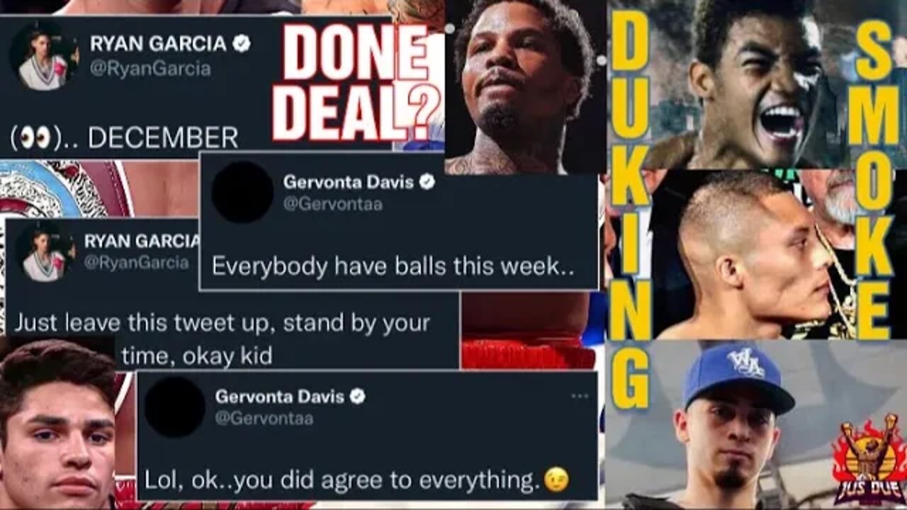 GERVONTA DAVIS vs RYAN GARCIA in DECEMBER? | ISAAC CRUZ DUCKING🦆 SMOKE #TWT