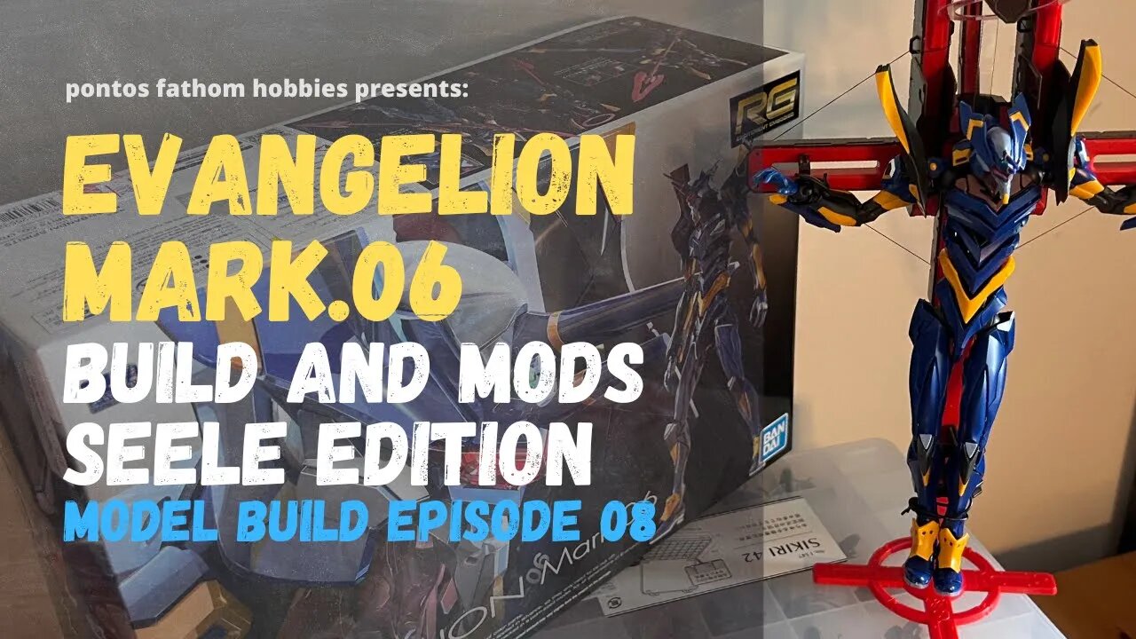 Evangelion Mark.06 Eva-06 Bandai RG Model Build and Mods - Seele edition - Model Build Episode 8