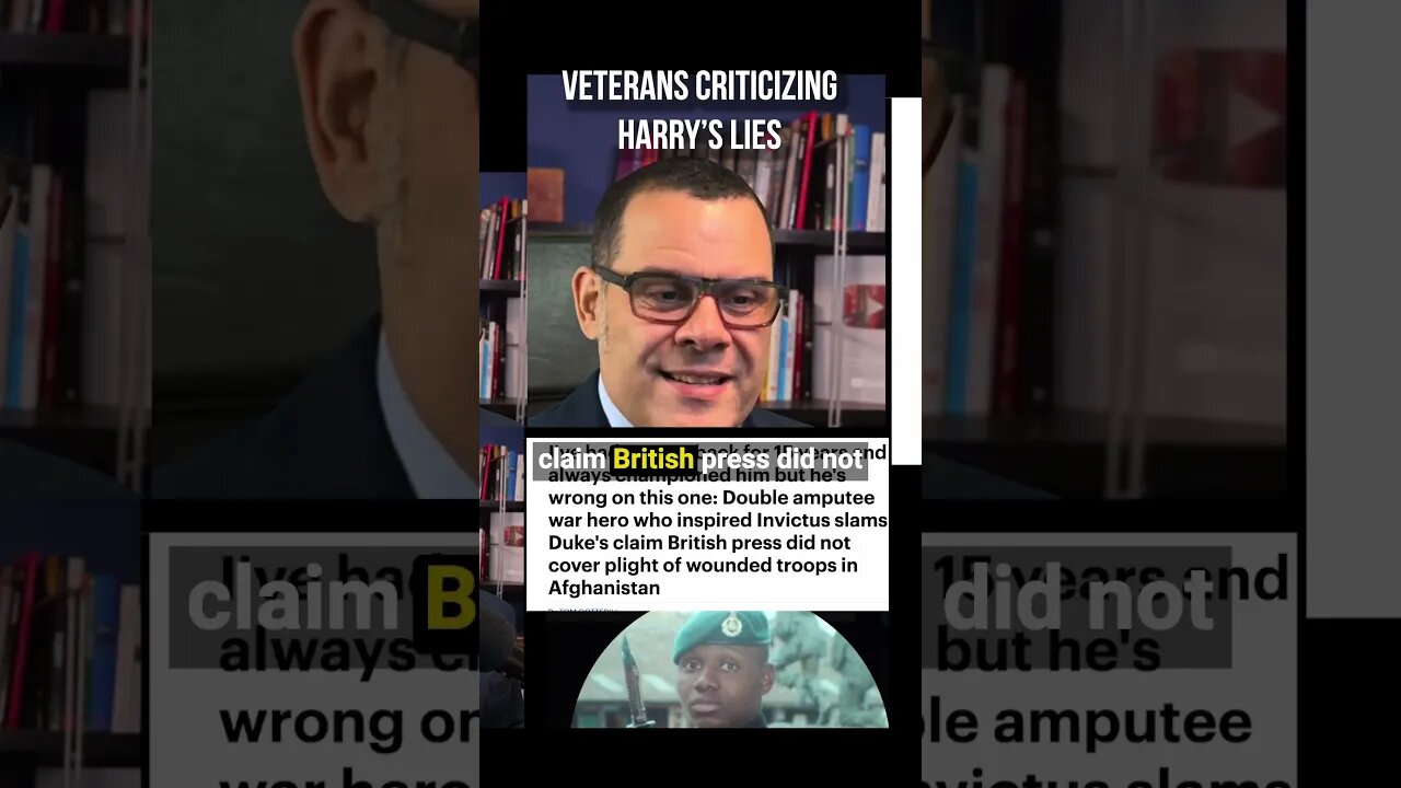 Veterans CRITICIZING Harry's lies!