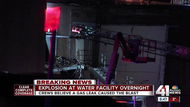 No one hurt in water treatment plant explosion