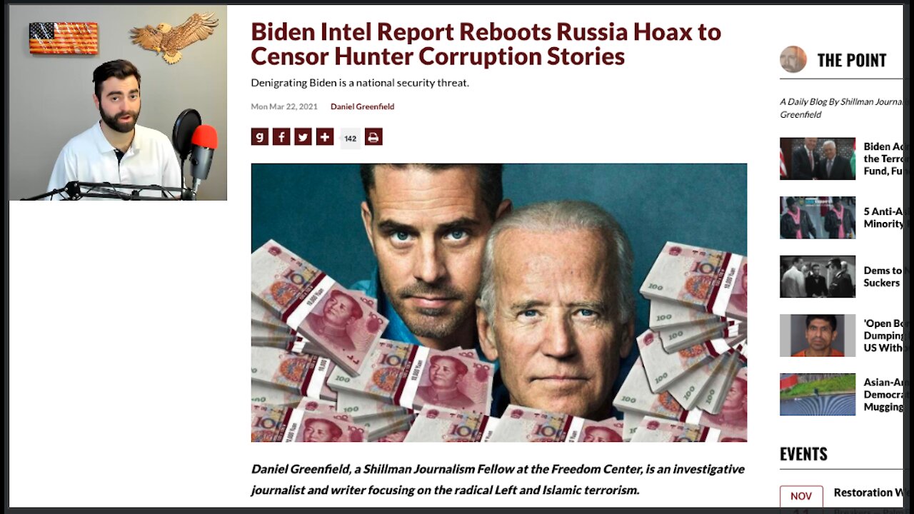 DNI Report: ANY Intel "Denigrating Biden" Is A National Security Threat, Smears "Will Be Dealt With"