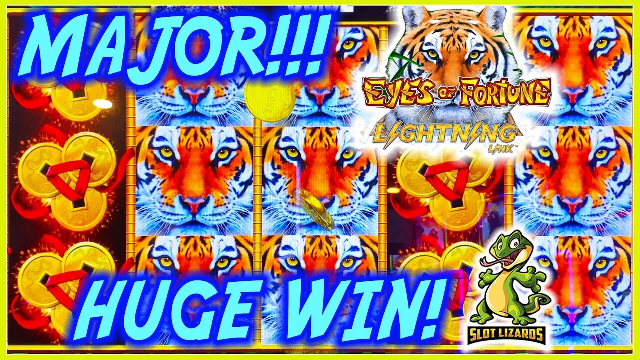 MAJOR HUGE WIN RUNNING THE LADDER! Lightning Link Eyes of Fortune Slot