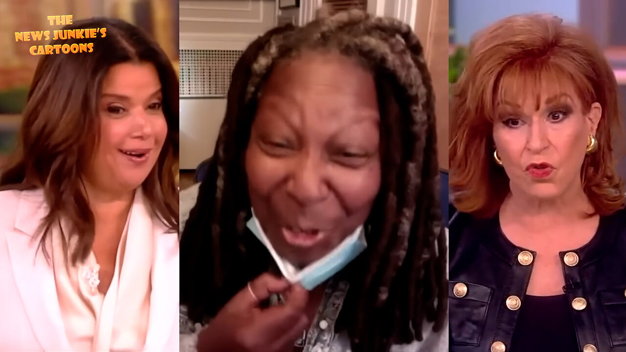 Stupidity on steroids. Democrat Whoopi in her empty room by herself having COVID: "It's just me & my mask" and her fellow dummies believe that she's only alive because of vaccine.